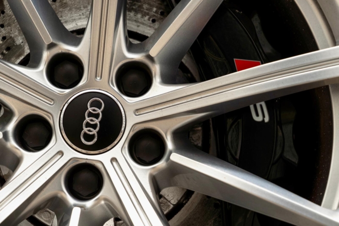 Niebieski Navarra metaliczny Audi RS 5 Exclusive 2018 rok 450 KM