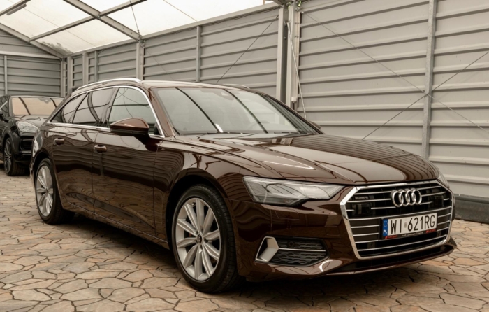 Sewille Red Pearl Audi A6 Avant 50TDI mHev 286KM Quattro Tiptronic 2021 rok 286 KM