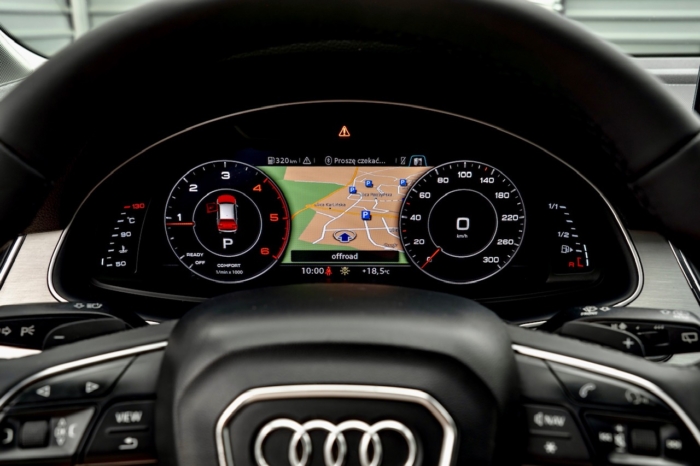 czarny Audi Q7 S-line 3.0TDI 2017 rok